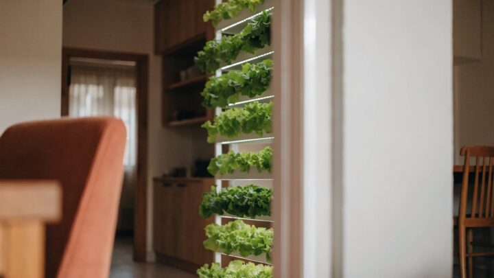 Como posicionar a iluminação para sistemas hidropônicos verticais