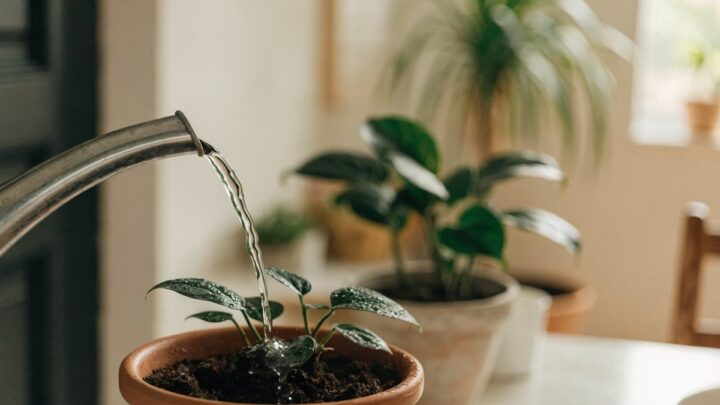 Como regar suas plantas corretamente