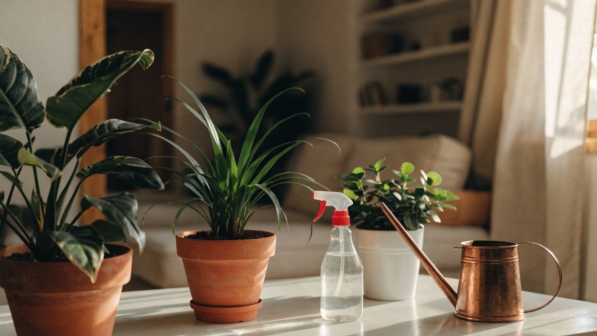Rotina semanal simples de cuidados com plantas para iniciantes