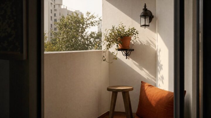 Como decorar varanda pequena: um cantinho pronto em 1,5 m²