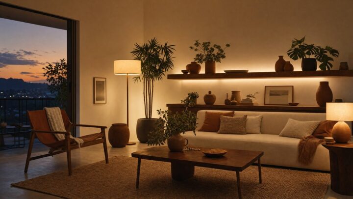 Iluminação indireta na sala sem obra: guia fácil e barato