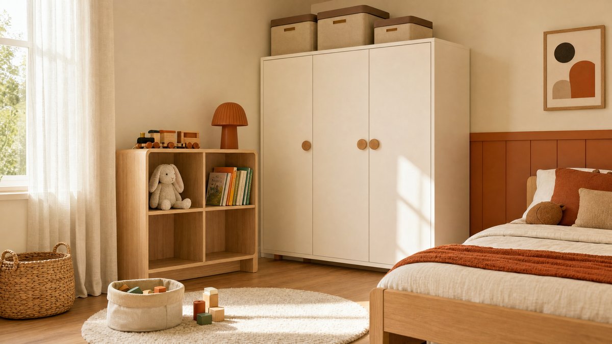 Como organizar brinquedos em quarto pequeno: a regra do 1/3